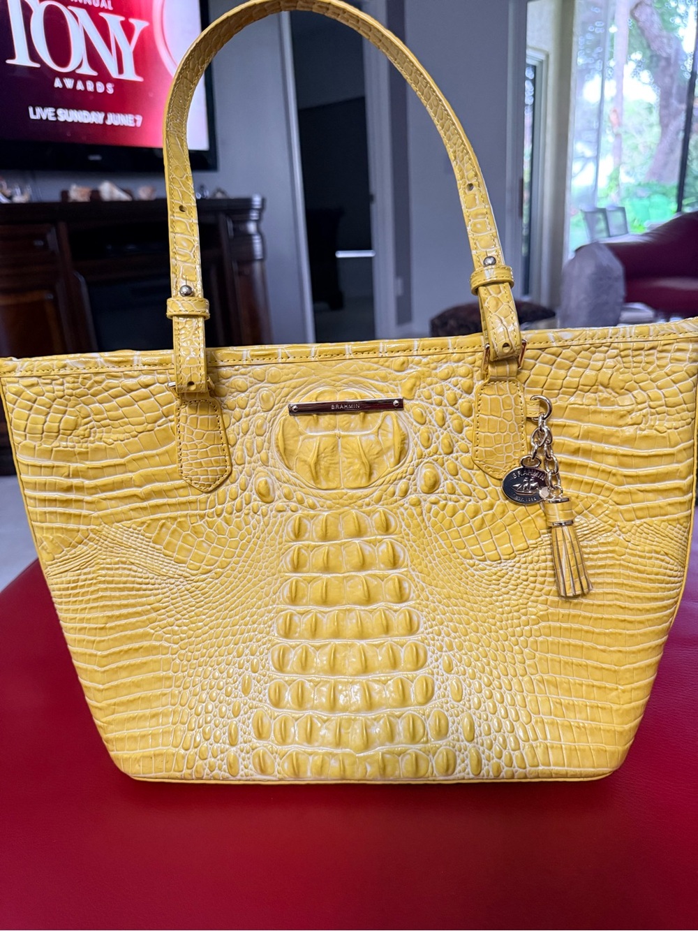 Brahmin Medium Asher-Sunflower Melbourne
